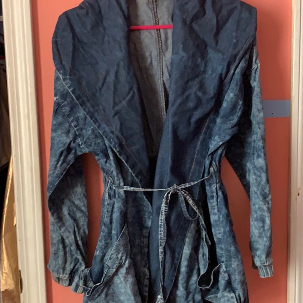 Denim dressy jacket